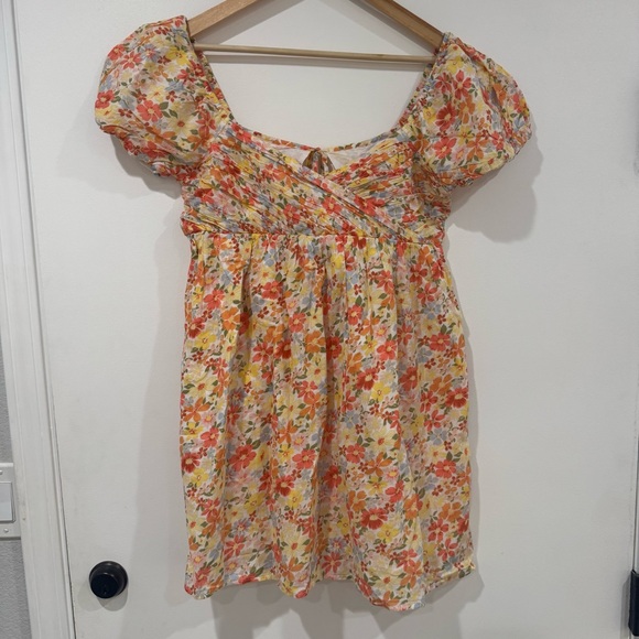 American Eagle Outfitters Floral Strappy Top - Picture 2 of 10